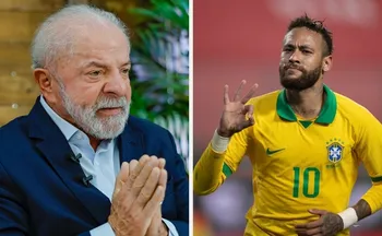 Imagem ilustrativa da imagem Vi na internet que Neymar é o primeiro convocado home office do mundo, diz Lula