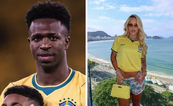 Imagem ilustrativa da imagem Vini Jr. reclama de insultos a Virgínia em jogo do Brasil: 'Respeito e carinho'
