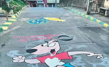 Imagem ilustrativa da imagem Vitória cria regras para pintar ruas na Copa do Mundo