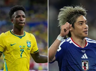 Imagem ilustrativa da imagem Brasil supera o Japão no ataque e na defesa: confira o raio-x do duelo