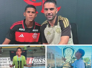 Imagem ilustrativa da imagem Capixaba assina primeiro contrato com o Flamengo