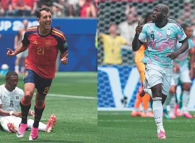 Imagem ilustrativa da imagem Espanha x Bélgica: duelo europeu em busca da semifinal