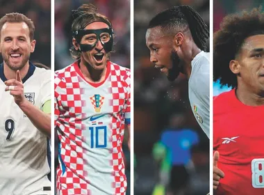 Imagem ilustrativa da imagem Grupo L traz Inglaterra e Croácia como favoritas, com Gana e Panamá buscando vaga