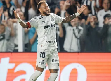 Imagem ilustrativa da imagem Neymar marca em retorno, mas Santos só empata com lanterna Chape na Vila