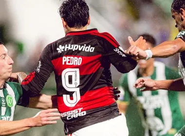 Imagem ilustrativa da imagem Pedro dá show, Flamengo goleia Chapecoense e não deixa Palmeiras disparar