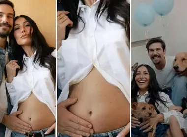 Imagem ilustrativa da imagem Sabrina Sato faz chá revelação e descobre o sexo do seu bebê: um menino
