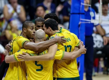 Imagem ilustrativa da imagem Seleção brasileira masculina de vôlei derrota Irã na estreia da Liga das Nações