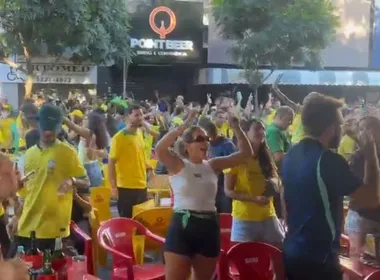 Imagem ilustrativa da imagem Torcida capixaba faz a festa com a classificação do Brasil
