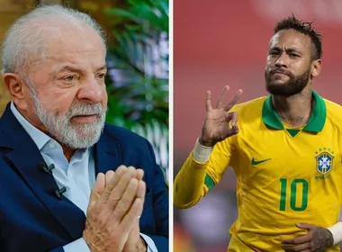 Imagem ilustrativa da imagem Vi na internet que Neymar é o primeiro convocado home office do mundo, diz Lula
