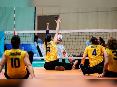 Imagem ilustrativa da imagem Brasil vai às quartas do Mundial de vôlei sentado nos dois naipes