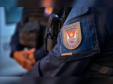 Prisão do suspeito de 35 anos ameaçando a vítima em frente à Deam de Vila Velha