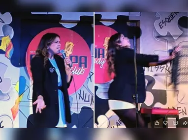 Uma câmera de segurança instalada na rua registrou a agressão à menina, e o vídeo passou a circular em redes sociais