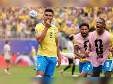 O goleiro Orlando Gill, do Paraguai, defende pênalti de Kai Havertz, da Alemanha, após a prorrogação da partida válida pela segunda fase da Copa do Mundo 2026, em Foxborough, perto de Boston, nos Estados Unidos, nesta segunda- feira, 29 de junho de 2026. Após empate por 1 a 1, a seleção paraguaia venceu, nos pênaltis, por 4 a 3 e avançou às oitavas de final