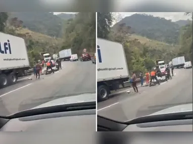 Motociclista morreu no local