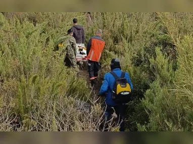 Imagens feitas por motoristas que passavam no local mostram a carreta parada no acostamento e o início do fogo, nos pneus traseiros do veículo