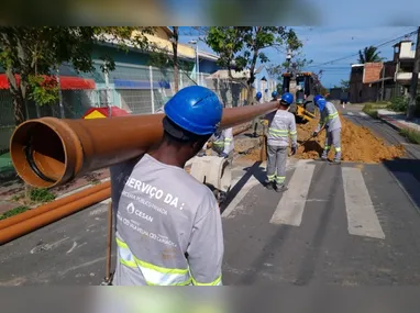 Trânsito lento na Avenida Marechal Mascarenhas de Moraes