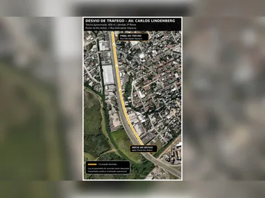 A interrupção ocorrerá no km 366,030