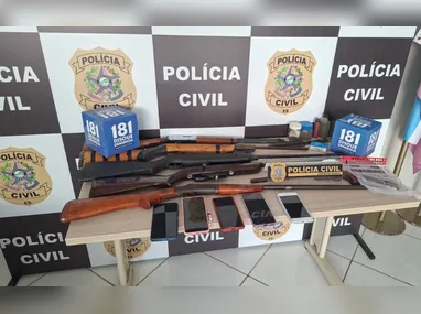 Imagem ilustrativa da imagem Operação apreende 6 armas e autua servidor da prefeitura em Ibatiba