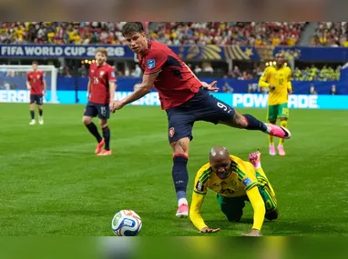 Johan Manzambi, da Suíça, comemora após marcar gol diante da Bósnia e Herzegovina, em partida válida pela segunda rodada do Grupo B da Copa do Mundo de 2026, na cidade de Inglewood, subúrbio de Los Angeles, nos Estados Unidos, nesta quinta-feira, 18 de junho de 2026