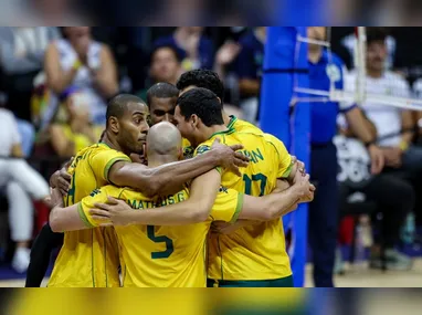 Imagem ilustrativa da imagem Seleção brasileira masculina de vôlei derrota Irã na estreia da Liga das Nações