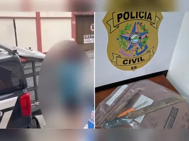 Imagem ilustrativa da imagem Suspeito é preso após ameaçar atear fogo na companheira e nas filhas no ES