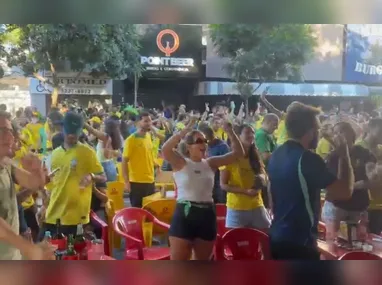 Gabriel Martinelli (22), do Brasil, comemora após marcar gol nos acréscimos da partida contra o Japão válida pela 2ª fase da Copa do Mundo de 2026, em Houston, no estado do Texas, nos Estados Unidos, nesta segunda-feira, 29 de junho de 2026. A seleção brasileira venceu, de virada, por 2 a 1
