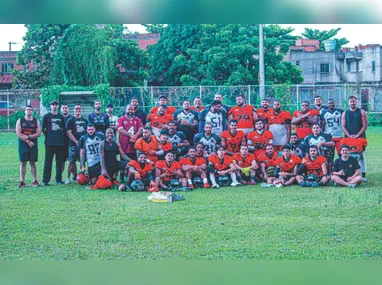 Imagem ilustrativa da imagem Tritões dá largada no Campeonato Brasileiro de Futebol Americano
