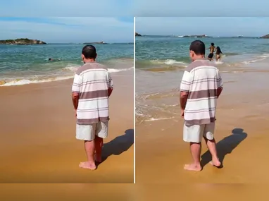 Mateus conheceu a filha por videochamada