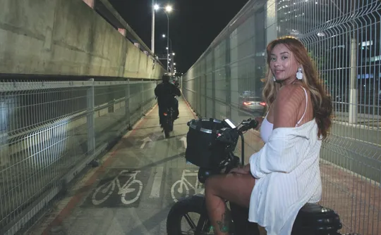 Imagem ilustrativa da imagem Bike elétrica vira opção para atravessar a Terceira Ponte mais rápido