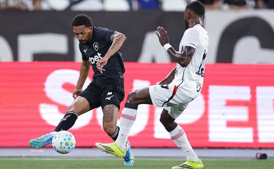 Imagem ilustrativa da imagem Botafogo fica no 0 a 0 contra o Vitória em jogo atrasado do Brasileirão