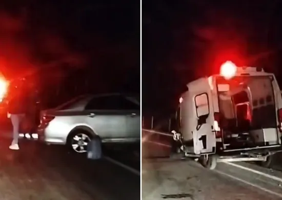 Imagem ilustrativa da imagem Ambulância com pacientes bate em carro e deixa cinco feridos no Sul do ES