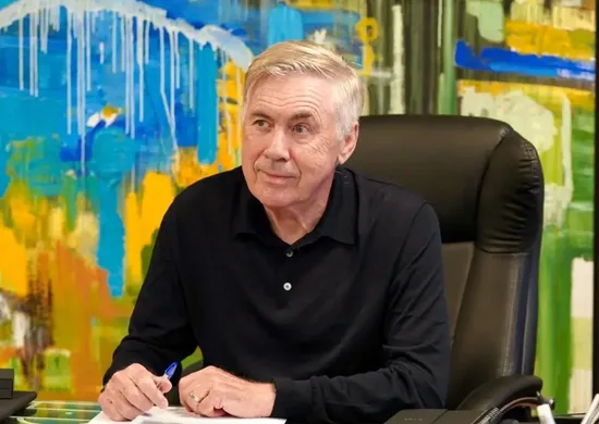 Imagem ilustrativa da imagem Ancelotti diz que testará jovens, mas não abrirá mão de parte do grupo da Copa