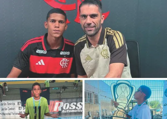 Imagem ilustrativa da imagem Capixaba assina primeiro contrato com o Flamengo