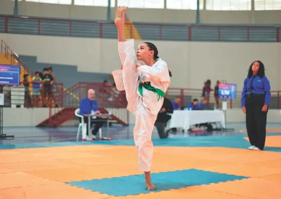 Imagem ilustrativa da imagem Capixaba de 12 anos conquista ouro no Open Sudeste de Taekwondo
