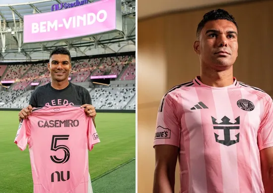 Imagem ilustrativa da imagem Casemiro é anunciado por time de Messi nos EUA