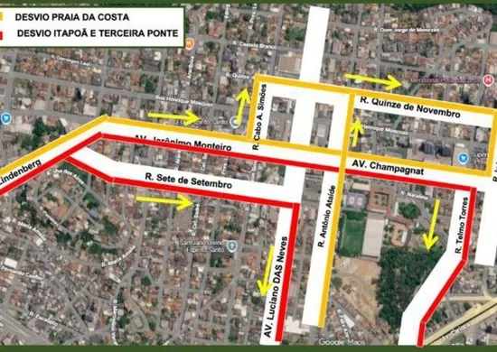 Imagem ilustrativa da imagem Demolição de ponte muda trânsito em Vila Velha na próxima semana