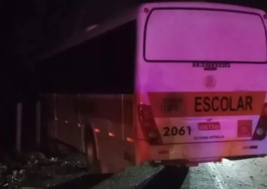 Imagem ilustrativa da imagem Dois acidentes com ônibus escolares são registrados no mesmo dia no Sul do ES