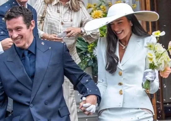 Imagem ilustrativa da imagem Dua Lipa se casa com o ator Callum Turner em Londres