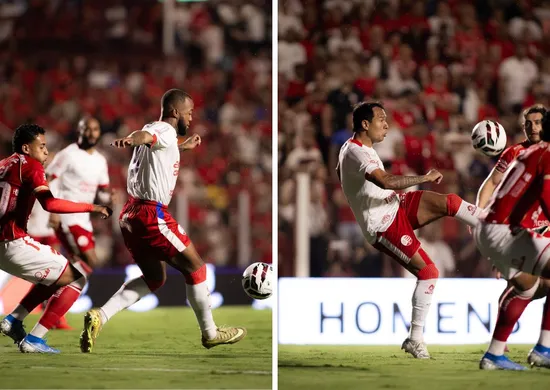Imagem ilustrativa da imagem Em noite de sete gols, Náutico flerta com o milagre, mas cai diante do Vila Nova