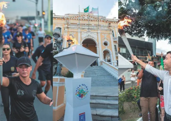 Imagem ilustrativa da imagem Fogo simbólico dá início aos 491 anos de Vila Velha