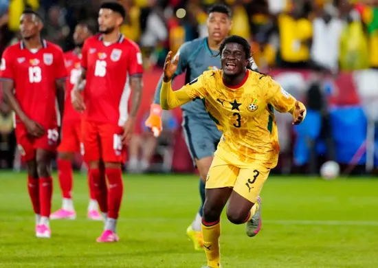 Imagem ilustrativa da imagem Gana e Panamá maltratam a bola, mas Yirenkyi dá vitória aos africanos no fim