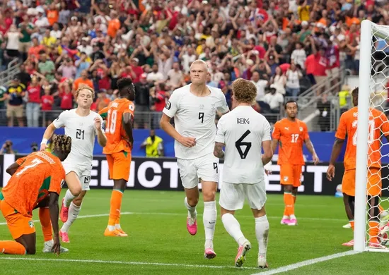 Imagem ilustrativa da imagem Haaland e Odegaard analisam desafio da Noruega contra Brasil na Copa