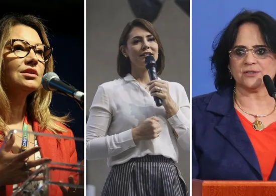 Imagem ilustrativa da imagem Janja presta solidariedade a Michelle Bolsonaro e Damares Alves