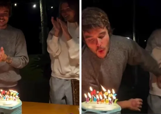 Imagem ilustrativa da imagem João Lucas nega gravidez de Sasha Meneghel após gesto em festa de aniversário