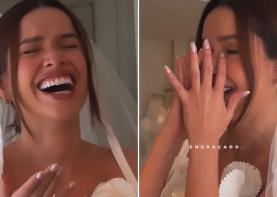Imagem ilustrativa da imagem Juliette se emociona ao provar vestidos de noiva pela primeira vez