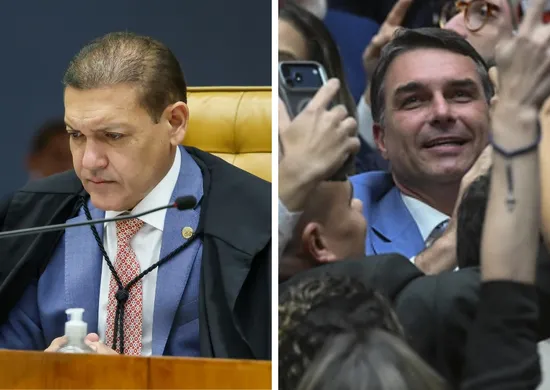Imagem ilustrativa da imagem Kassio manda tirar do ar pesquisa que mostrou recuo de Flávio Bolsonaro