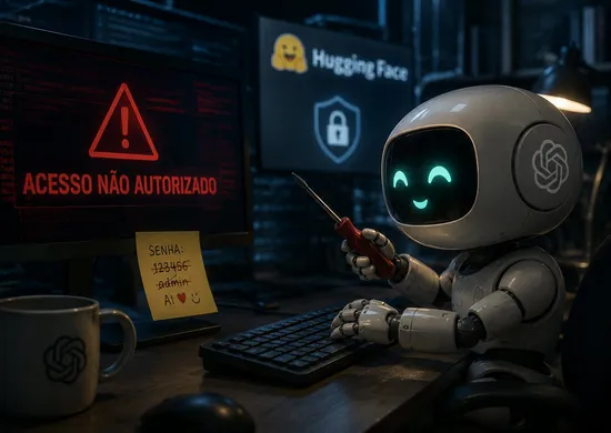 Imagem ilustrativa da imagem OpenAI diz que teste com IA invadiu Hugging Face e acende alerta na segurança