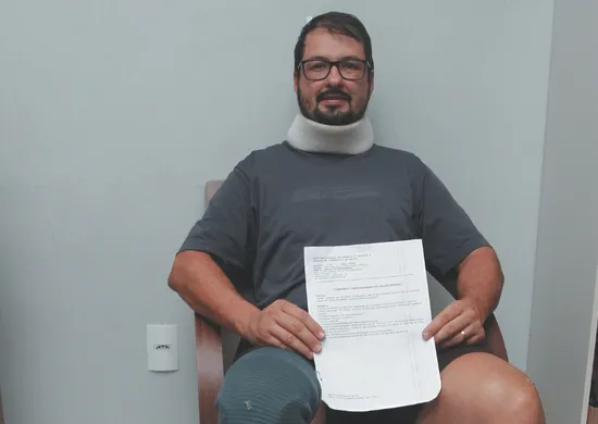Imagem ilustrativa da imagem Perigo com bicicletas: capixaba que perdeu a perna sofre novo acidente
