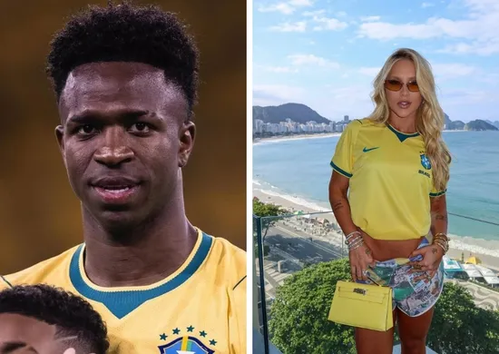 Imagem ilustrativa da imagem Vini Jr. reclama de insultos a Virgínia em jogo do Brasil: 'Respeito e carinho'