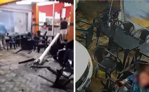 Imagem ilustrativa da imagem Adolescentes pedem carona, roubam veículo e invadem pizzaria em Guarapari